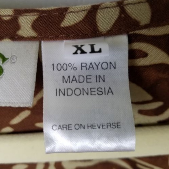 Orvis Brown Floral Full Length Tie Back Dress - Picture 4 of 7